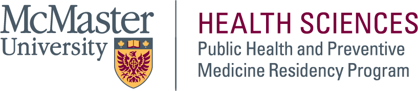 McMaster University branded Public Health and Preventive Medicine Program logo